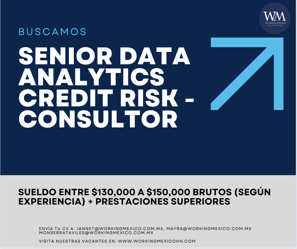 Senior Data Analytics Credit Risk - Consultor